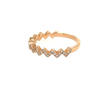 Load image into Gallery viewer, Diamond Zig Zag Ring
