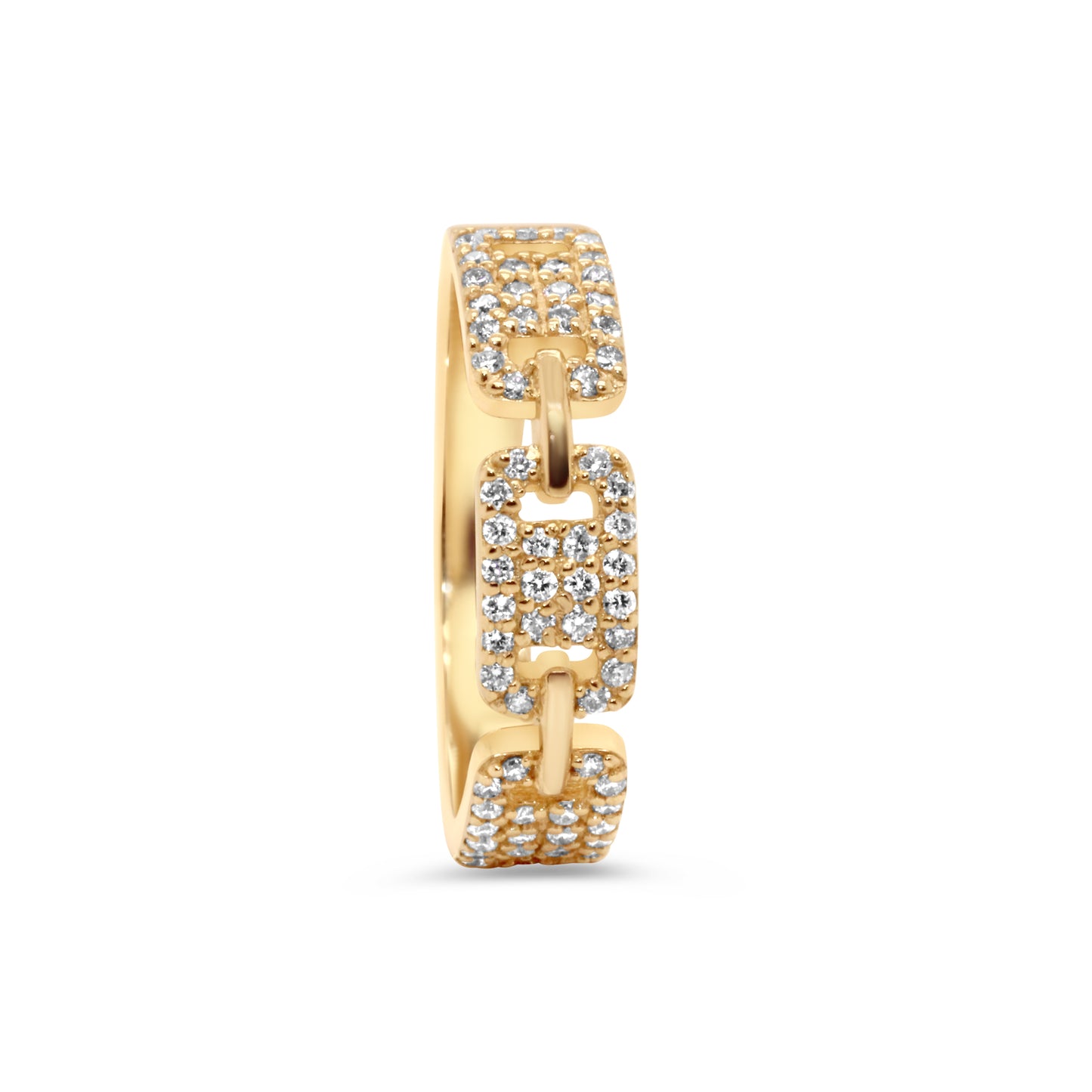 GASIA Buckle Diamond Ring