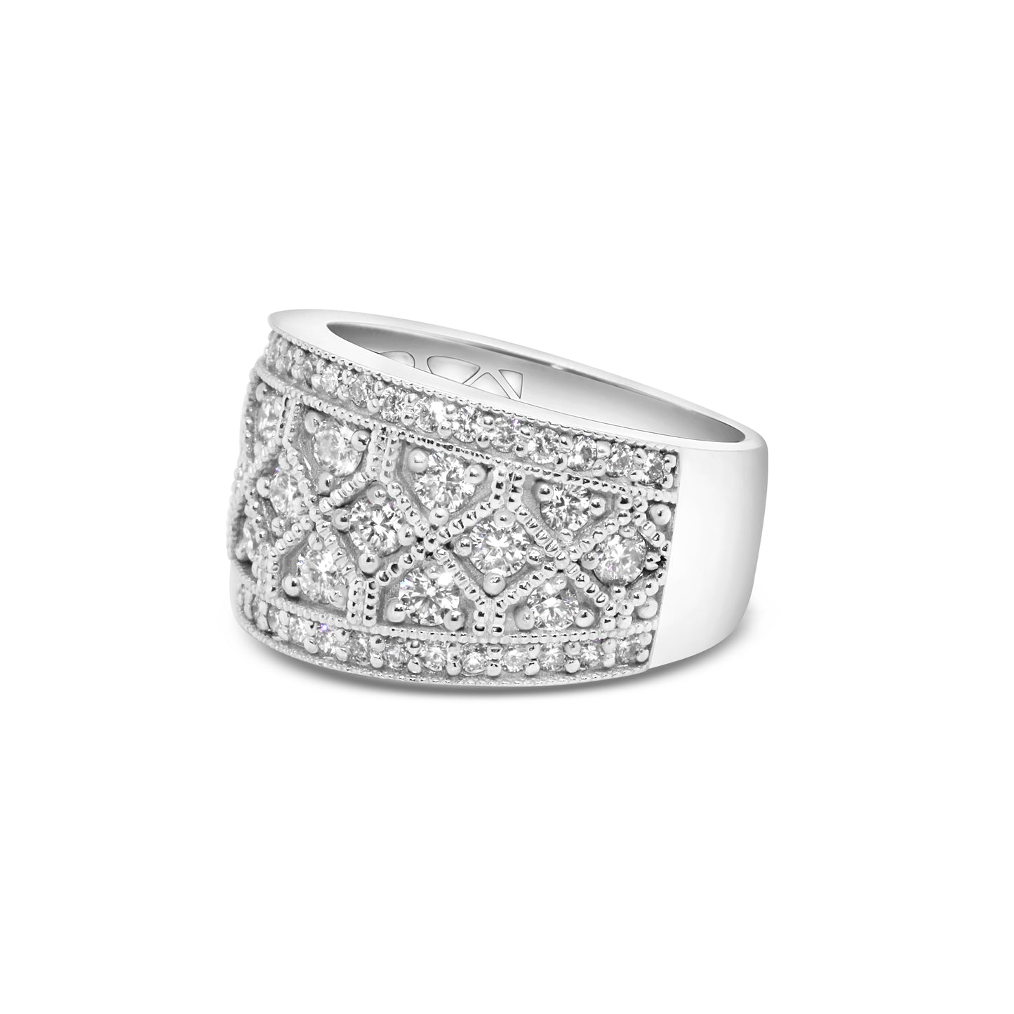 LEA Cross Hatch Diamond Ring