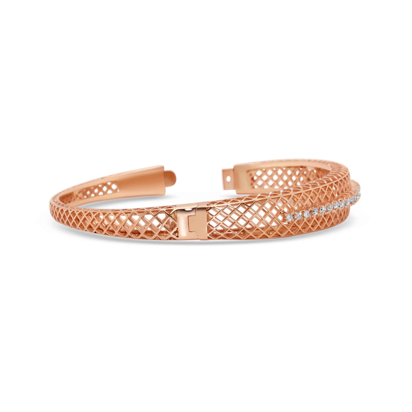 MONA Weave Diamond Bangle