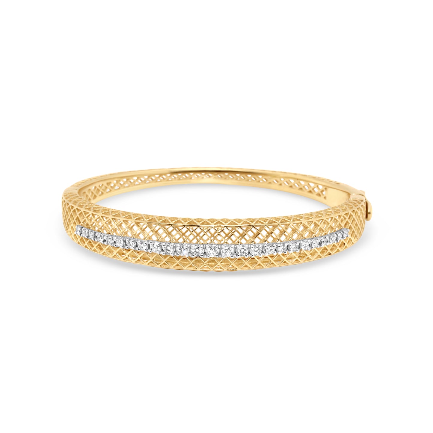 MONA Weave Diamond Bangle