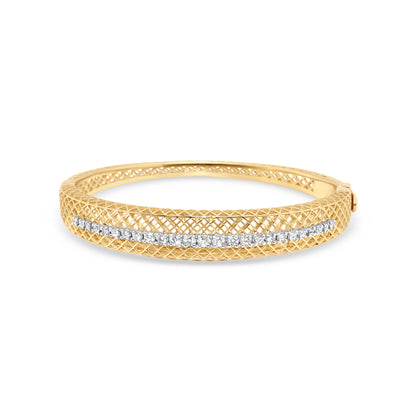 MONA Weave Diamond Bangle