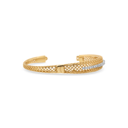 MONA Weave Diamond Bangle