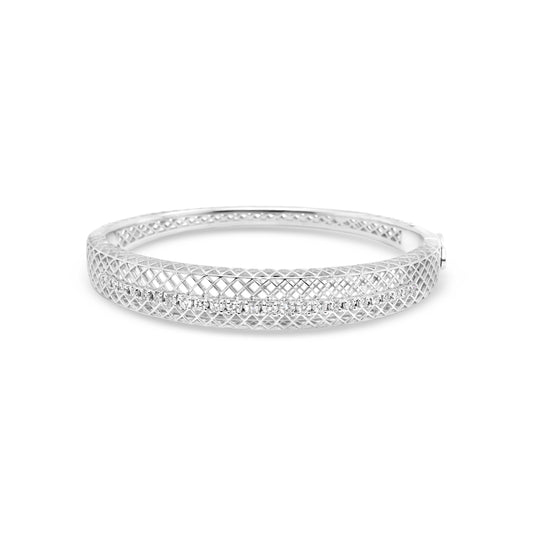 MONA Weave Diamond Bangle