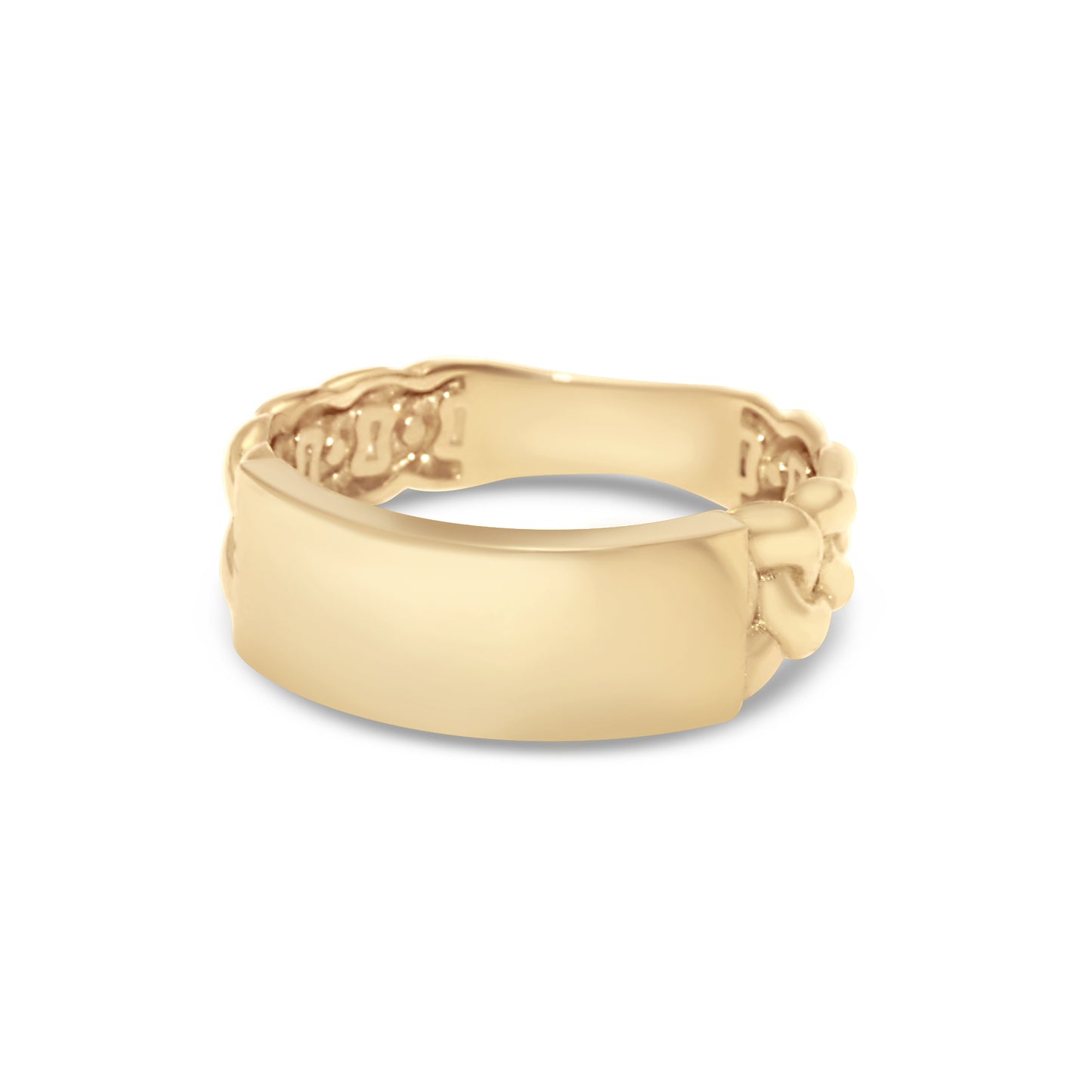 DVIN Cuban Link Yellow Gold Ring