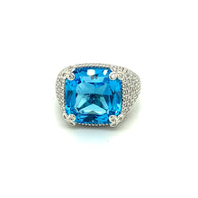 Load image into Gallery viewer, Blue Topaz Ring