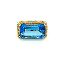 Load image into Gallery viewer, Blue Topaz Ring