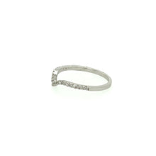 Load image into Gallery viewer, Diamond V Shape Ring White Gold