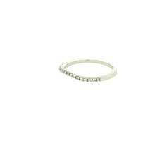 Load image into Gallery viewer, Diamond Wave Ring White Gold