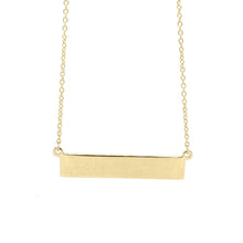 Load image into Gallery viewer, Gold Bar Necklace